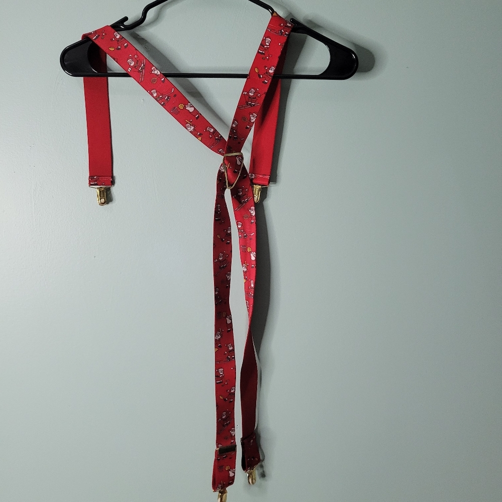 Germany Christmas Santa Sports Suspenders